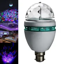 3 Вт AC85-260V красочные Авто вращающийся RGB светодиодный светильник сценический диско DJ вечерние лампы Праздничные лампы для бара KTV светильник ing
