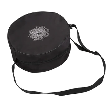 

Tool Storage Yoga Wheel Bag Gym Nylon Twill Fitness Single Shoulder Double Zips Adjustable Strap Multifunctional Large Capacity