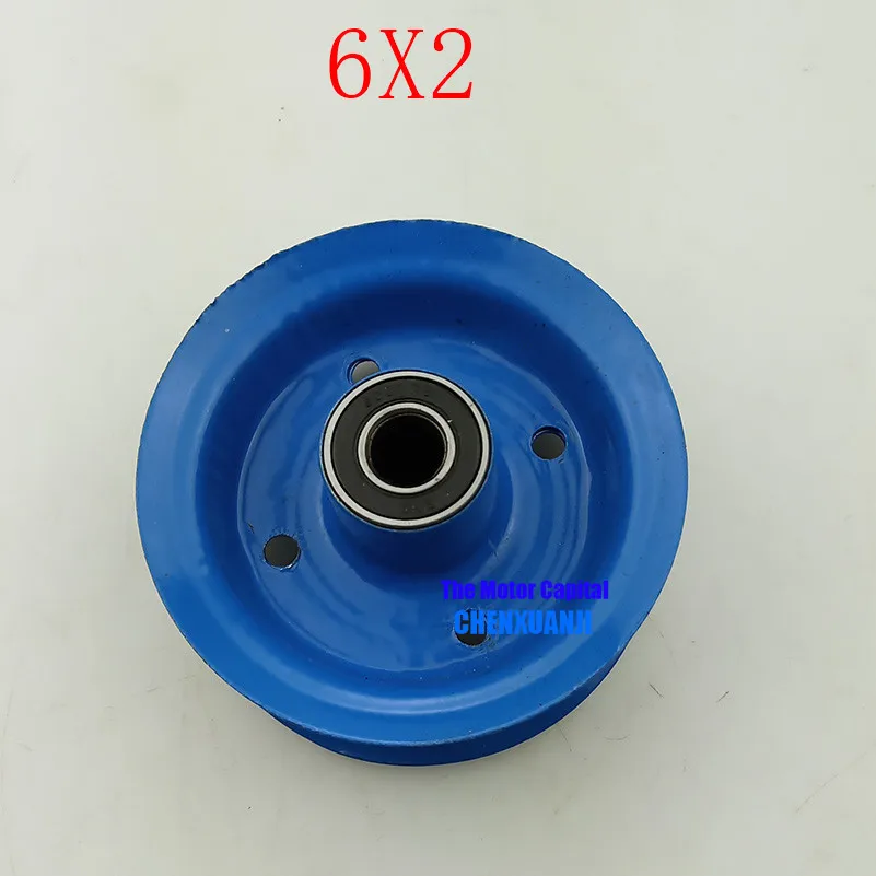 6-inch pneumatic alloy wheel hub for 6X2 directional tyre&amp tube fits flat car shopping mall trolley dining casters | Автомобили и
