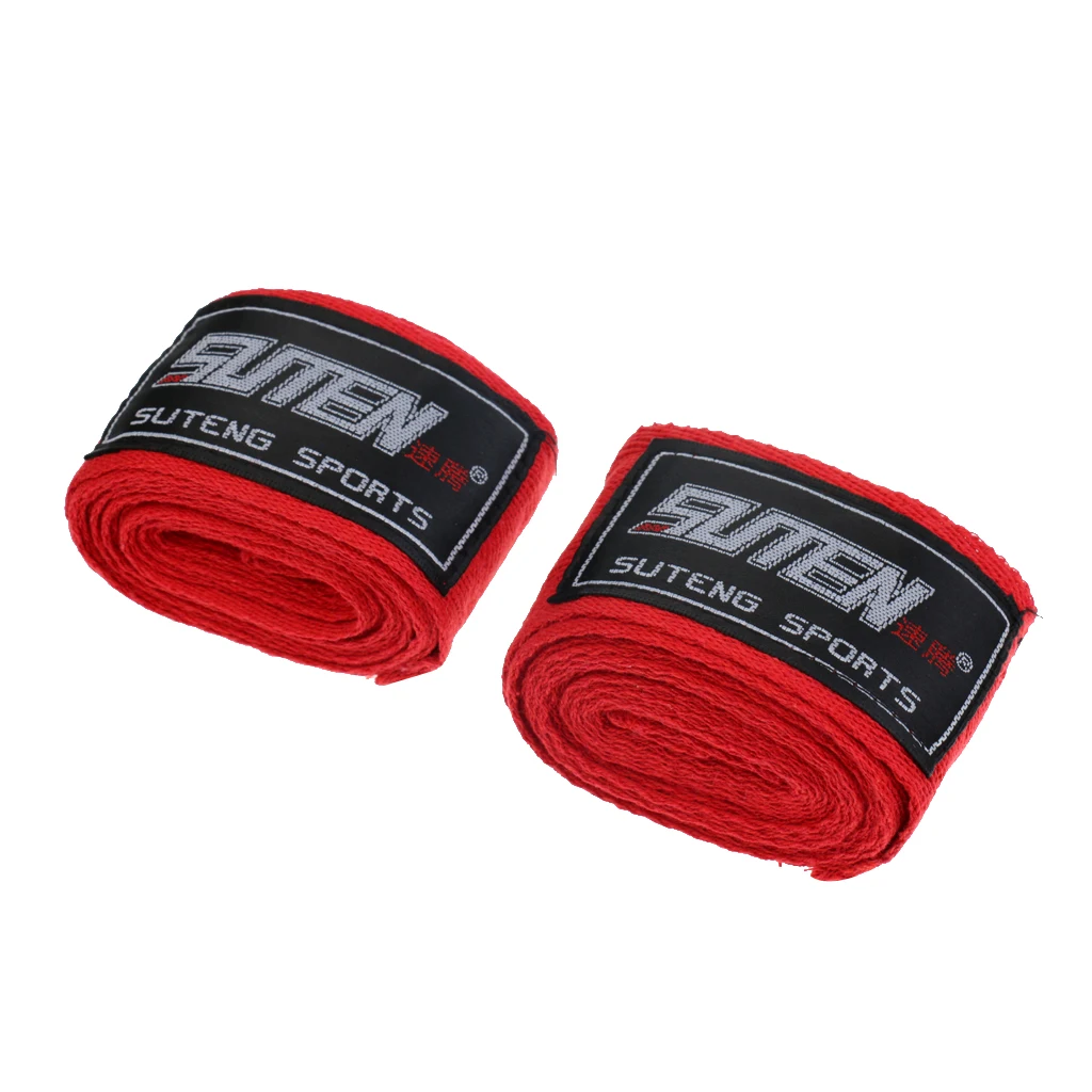 2Pcs Boxing Hand Wraps Bandages Inner Gloves for Muay Thai MMA Sparring Training