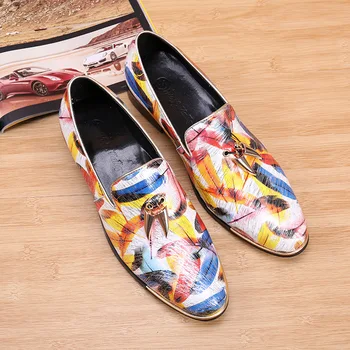 

Man Loafers Steel Toe Leisure Japanese Style Zapatillas Cow Leather Slip-on Rubber Genuine Leather Full Grain Leather Solid