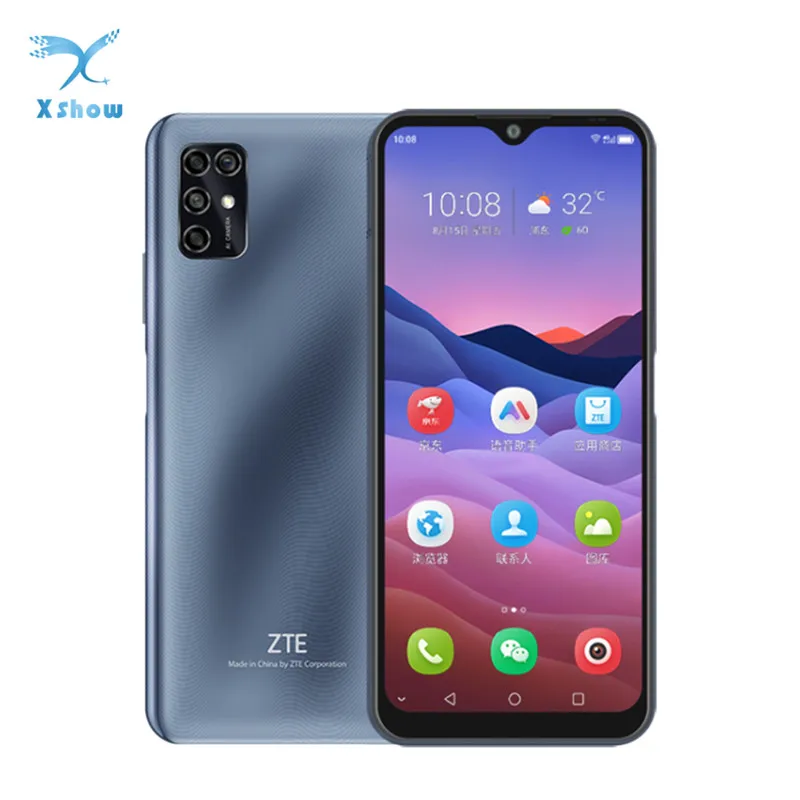 ZTE Blade V2020 Smart 6.82 "5000mAh TFT 1640x720 4GB 128GB téléphone portable 16MP côté empreinte digitale reconnaissance de visage OTG téléphone portable | AliExpress