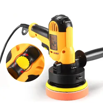 

5" Car Polisher Machine 220V 600-3700rpm 700W Auto Polishing Machine Sander Polish Waxing Tools Car Accessories EU Plugs