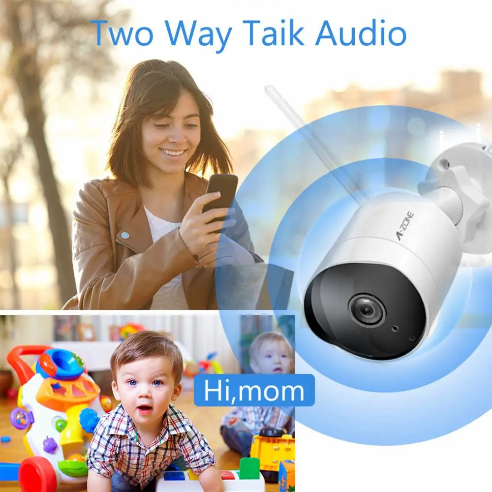 

Security IP Camera 1080P 2.0MP 3MP ONVIF Outdoor Waterproof H.264 IP66 CCTV Wifi Camera 2.4G HD Surveillance Home Night Vision