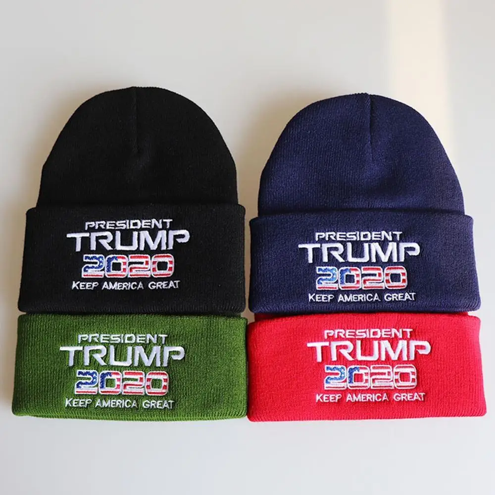 Make America Great agne вязаная Бейсболка унисекс с вышивкой бейсболка Дональд Трамп 2020