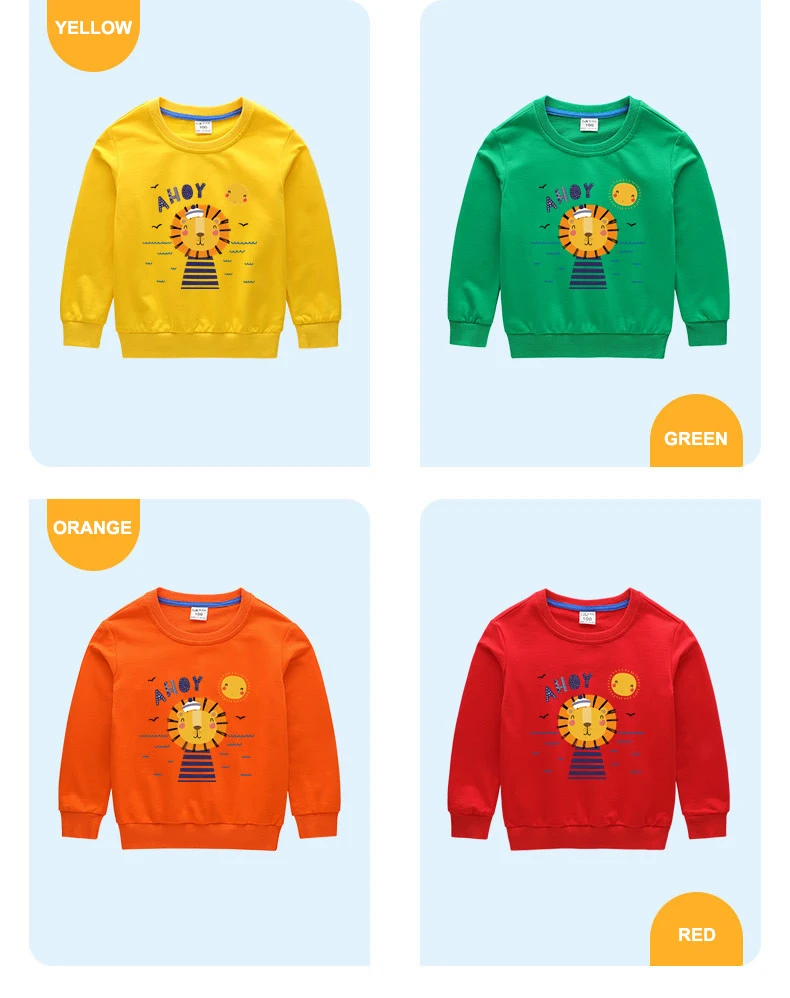 Детский свитер; Осенняя спортивная детская одежда с героями мультфильмов; рубашки для мальчиков и девочек; детские толстовки с длинными рукавами