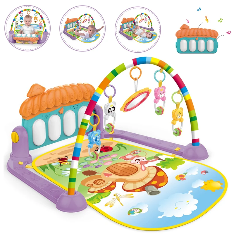 

Baby Music Rack Play Mat Kid Rug Puzzle Carpet Piano Keyboard Infant Play Mat Early Education Gym Crawling Toy christmas gift