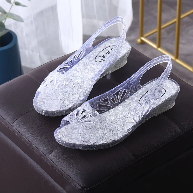 transparent loafers