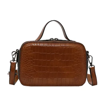 

2020 Pattern Leather Crossbody Bags For Women Fashion Small Solid Colors Shoulder Bag Female Handbags and Purses With Handle New