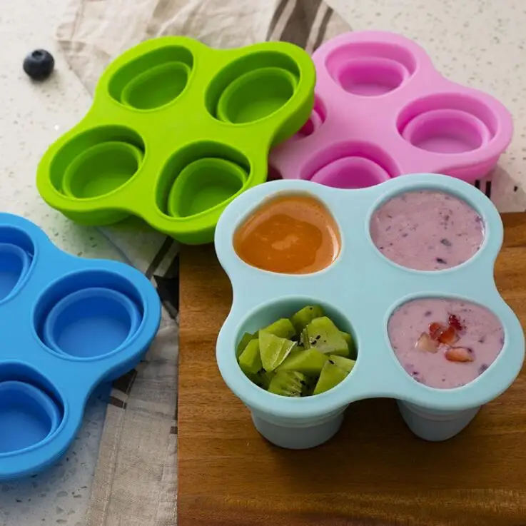 Bac à légumes pliable en Silicone | Conteneur alimentaire pour bébés treillis de fleurs pour bébés boîte de rangement pour fruits, bac à légumes de sécurité pour congélateur
