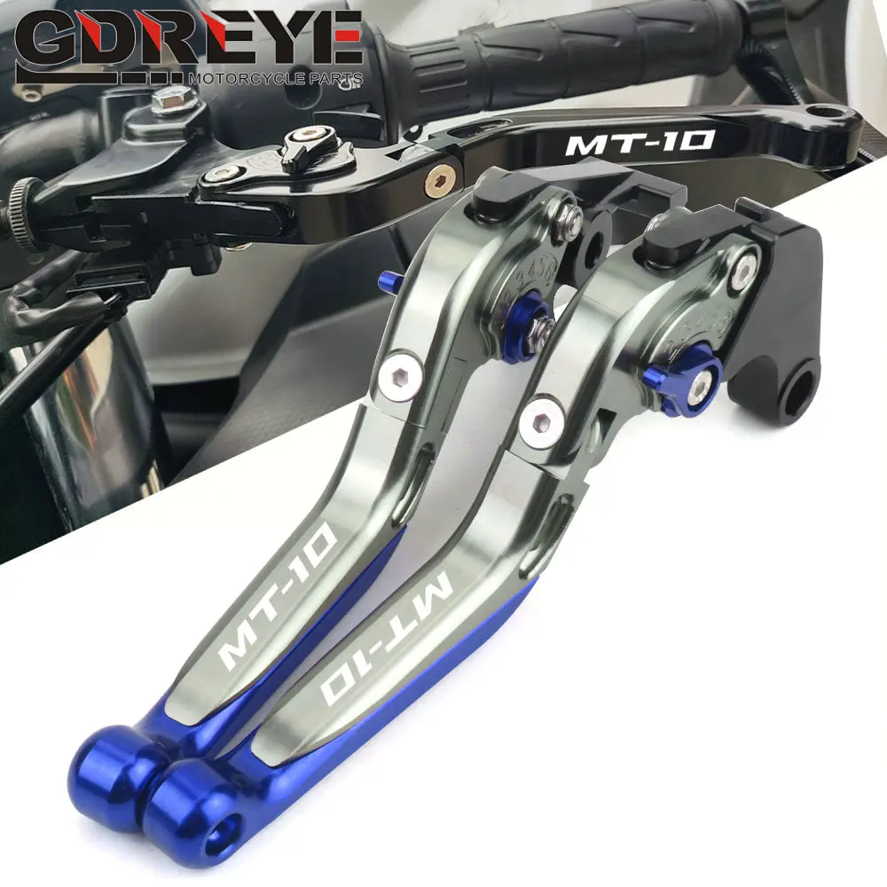 For YAMAHA MT-10 MT10 2015 2016 2017 2018 2019 2020 2021 Motorcycle Accessories Brake Clutch Levers Handlebar Hand Grips ends |