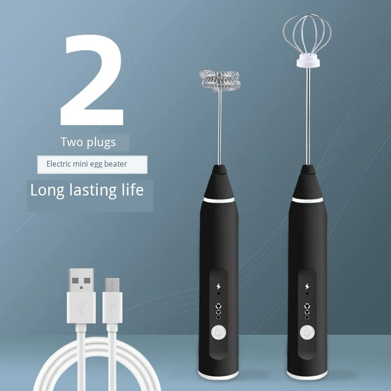 Мини Портативный электрический миксер с ручкой Миксер для молока и яиц|Блендеры|