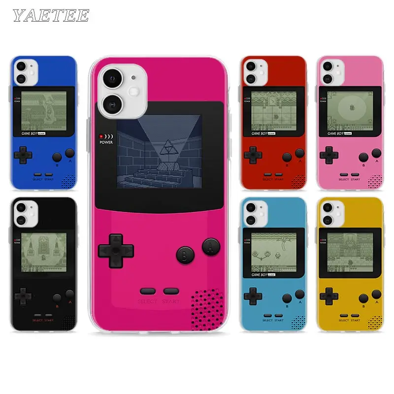 

Soft Phone Case For Apple iPhone 12 11 Pro Max SE 2020 X XS MAX XR 7 8 6S Plus Fundas Capa Back Cover Game Boy Game Box Coque