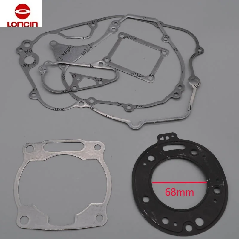 250cc engine cylinder gasket for Loncin MT250 kayo KT250 hengjian 2 stroke DT230 Motorcycle dirt bike
