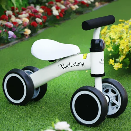 

Baby Walker Tricycle Riding Toys Children Four Wheel Balance Bike Scooter Portable Bike No Foot Pedal Bicycle Baby Walker Car