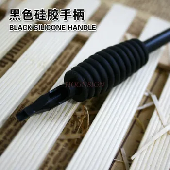 

needle tattoo Needle disposable silicone handle Professional embroidered machine handle Black handle tattoos tool equipment
