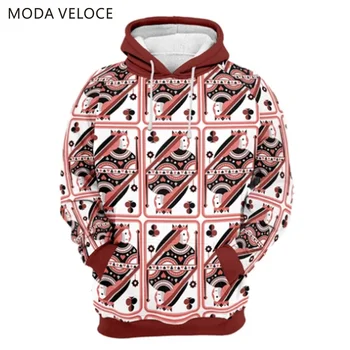 

MODAVELOCE Queen Style 2 Hoodie Polyester With Wool 3d Printed Hoodie Nature Anime's Long Sweatshirt With Print
