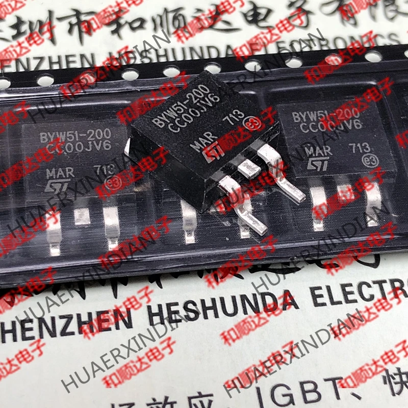 20 шт./лот новые оригинальные BYW51-200 до-263 200 в 20A
