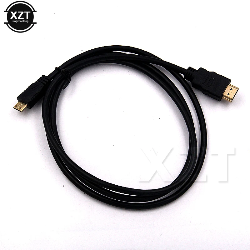 1,5 м HDMI кабель позолоченный HDMI к Mini HDMI 1,4 1080P 3D для HDTV проектор Ноутбук DVD видео переключатель делителя высокоскоростной