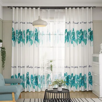 

Simple and Fresh Curtains Grinding Wool Cotton Hemp Curtains for Living Room Curtains for Bedroom