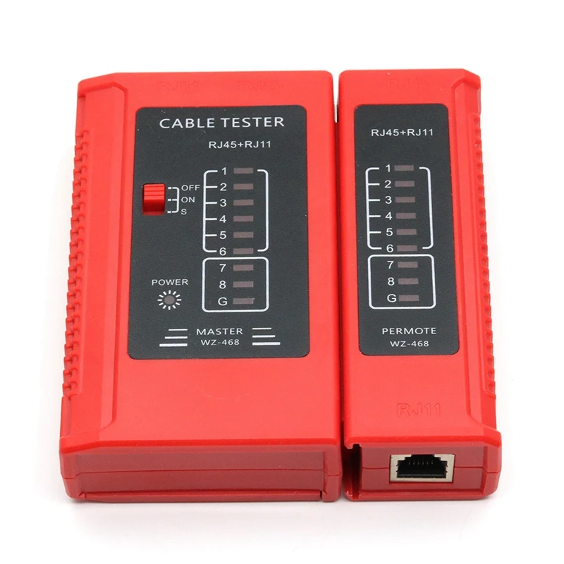Сеть Rj45 тестовый er инструмент Провод RJ11 Rj12 8p 6p телефонный кабель 8p8c 6p4c Ethernet основной дистанционный последовательный тест