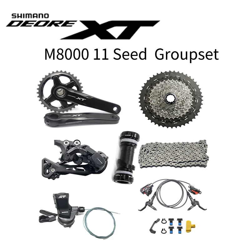 Shimano Deore XT M8000 11 скоростной MTB велосипед Groupset 30T 32T 170 мм 175 горный механический