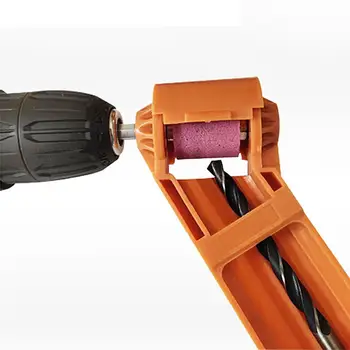 

Portable Drill Grinder Iron Straight Twist Drill Corundum Grinding Tool For Drill Sharpener Power Tool 1 Set