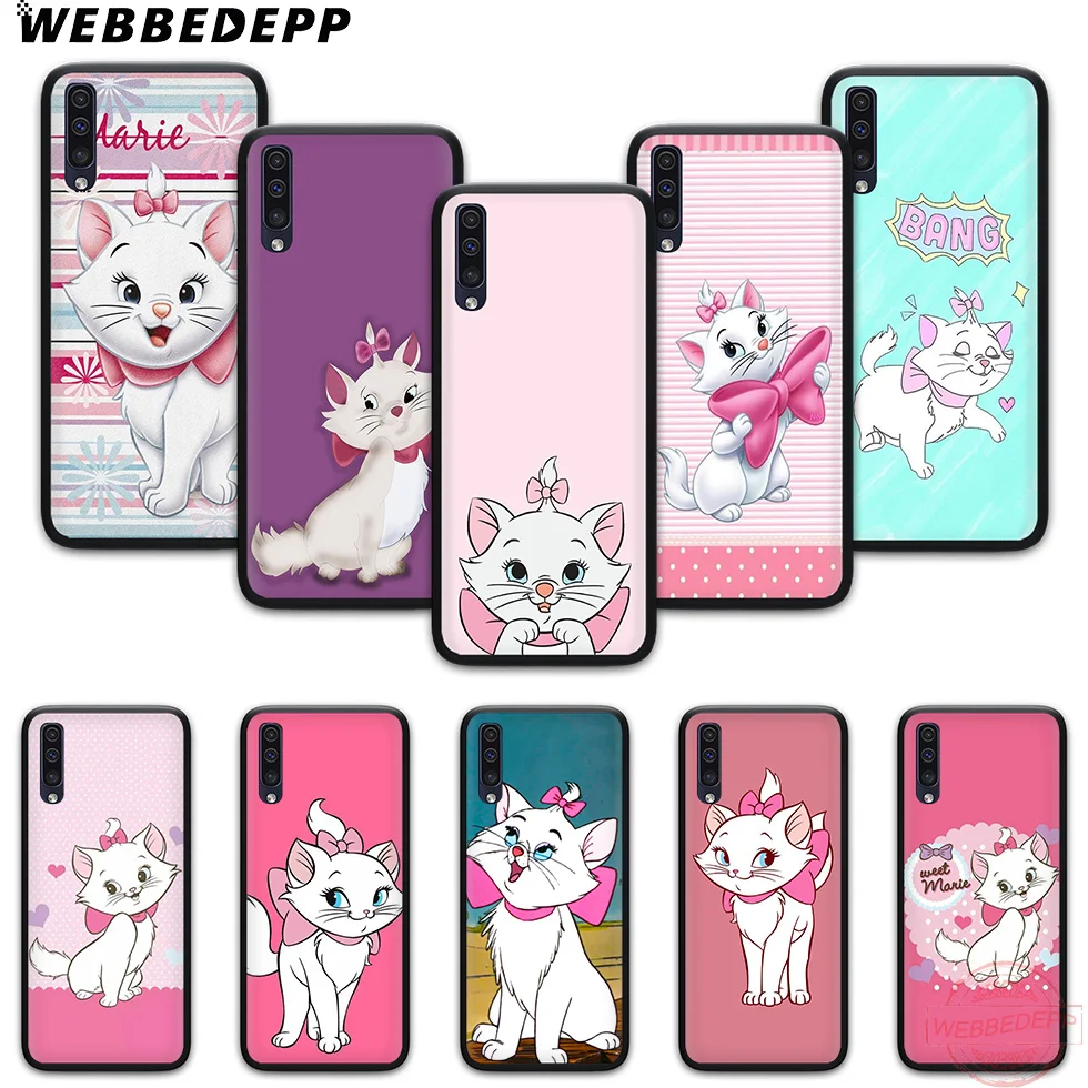 WEBBEDEPP AristoCats Marie кошки мягкий чехол для Samsung A3 детей 5 6 7 8 9 J6 A10 A20 A30 A40 A50 A60 A70 S M10 M20 M30 M40