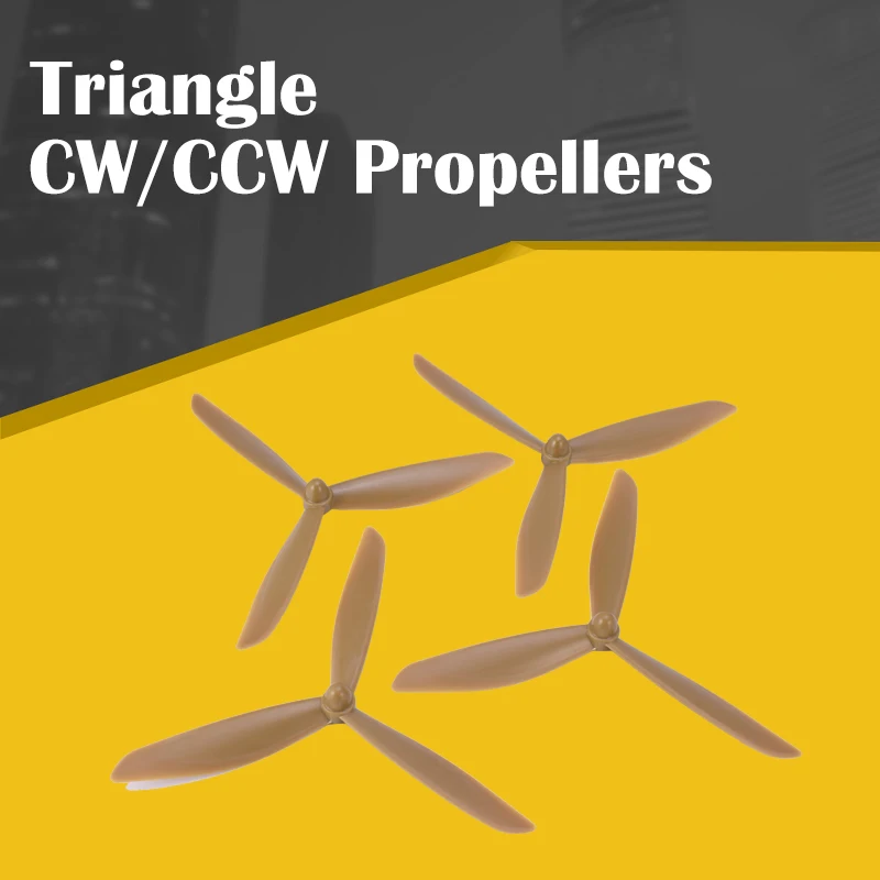 Обновленные треугольные высокоскоростные пропеллеры CW/CCW Для дрона Hubsan H501S X4