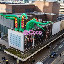 Воздушная к двери, гигантское строительное украшение щупальца осьминога надувные художественные продукты для мероприятий