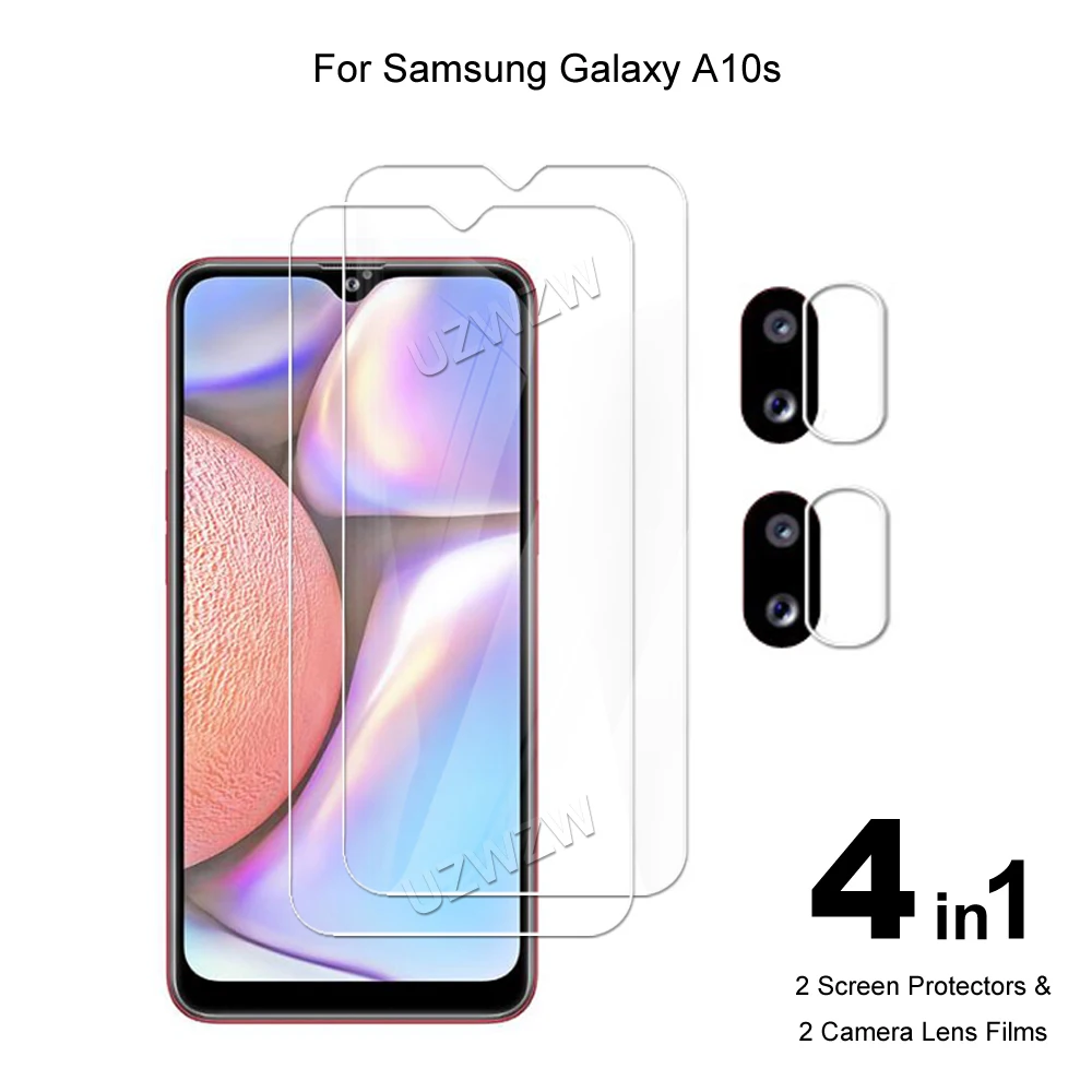 Для Samsung Galaxy A10s Защитная пленка для объектива камеры и Закаленное стекло HD