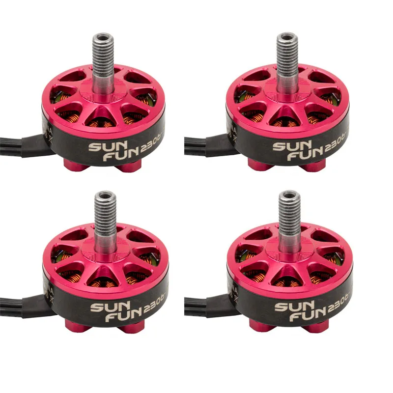 

Clearance sale 4PCS DYS SUNFUN 2306 1750KV 2500KV CW Thread FPV Racing Brushless Motor For RC Drone Quadcopter Part