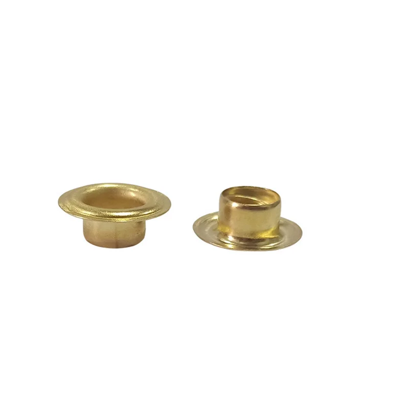 

5.5mm Nickel/Gold Plated Eyelets (2 Bags, Total 20000pcs) Grommets / Buttonholes / Rings / Buttons