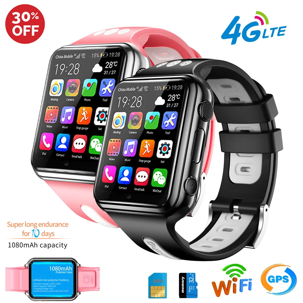 Смарт-часы W5 с поддержкой 4G GPS Wi-Fi и SIM-картой | Электроника