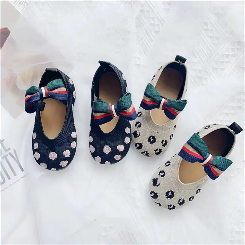 kids leopard flats