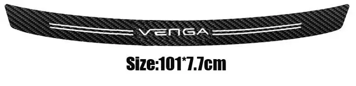 101cm venga Наклейка на бампер автомобиля из углеродного волокна для kia rio x-line sportage R Stinger Venga ceed - Название цвета: 101cm venga