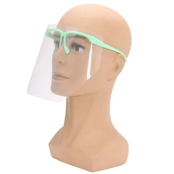 

Dental Protective Mask Kit Adjustable Detachable 10 PCS Full Face Shield Visors 1 Frame Anti-Fog Dustproof Dental Equipment