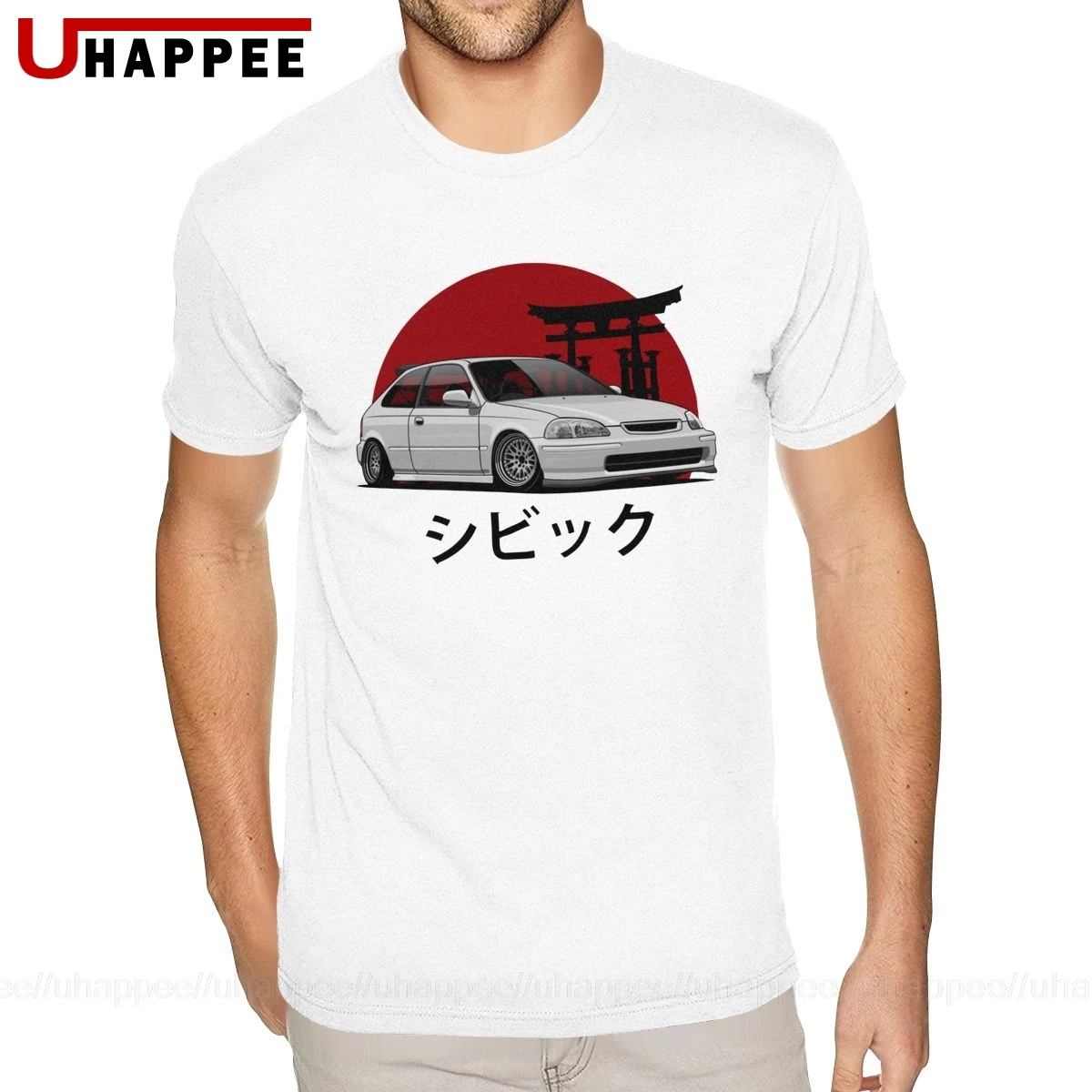 Футболка JDM с изображением гоночной машины молодежная Корейская мужская модная футболка дешевая брендовая