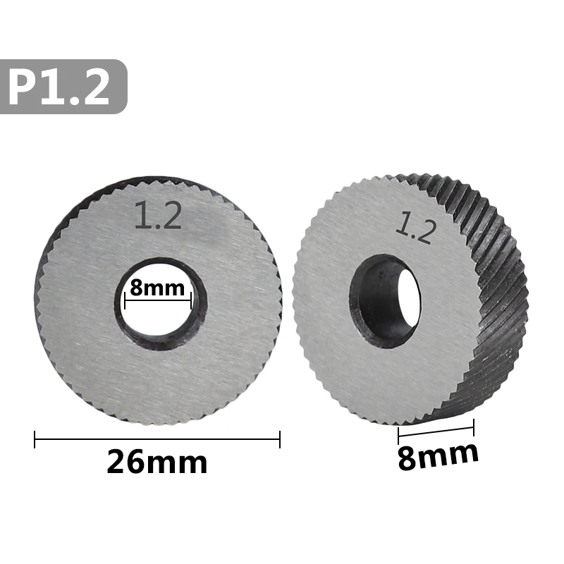 Knurling Tool Set XCAN Lathe Wheel Knurling Tools 2pcs 1.2mm Diagonal Coarse Knurling Wheel