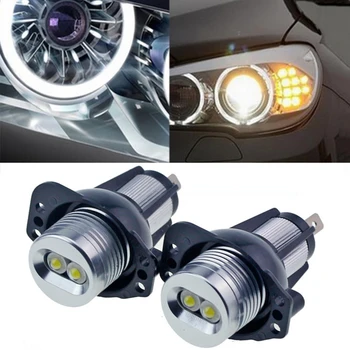 

H7 10W For BMW E90 E91 LED CANBUS Angel Eyes light Headlight Lamp Bulb White Dedicated Decoration Fog Light Cool Error Free