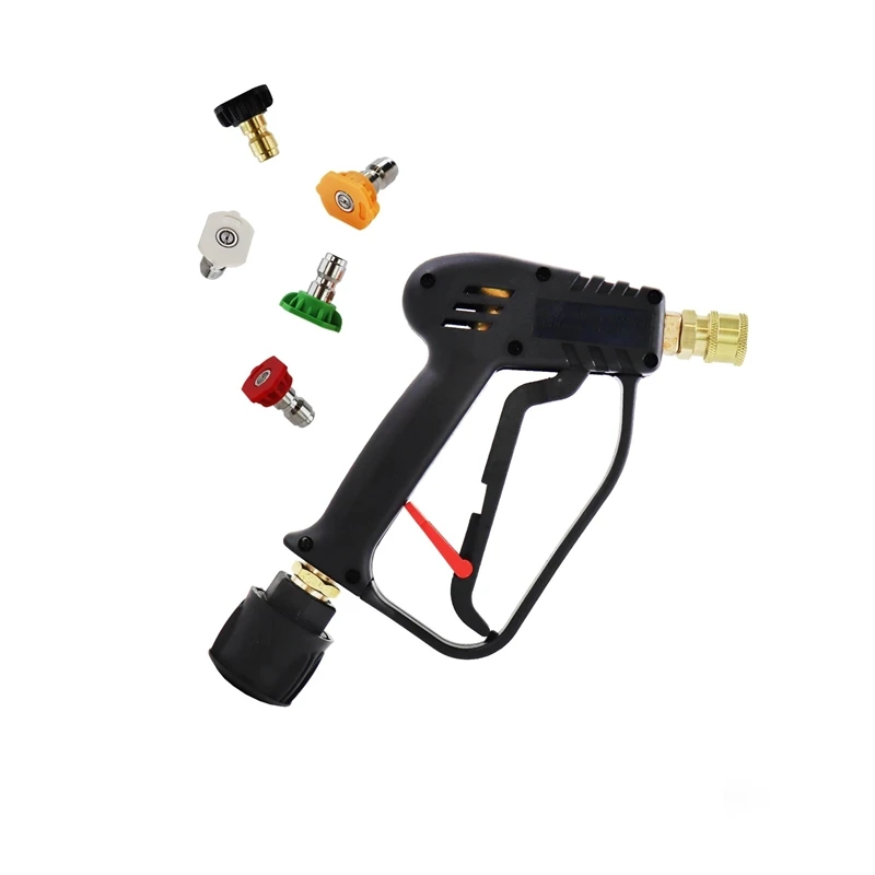 High Pressure Gun With Quick Connect Color Nozzle Kit For Karcher / Nilfisk Car Wash