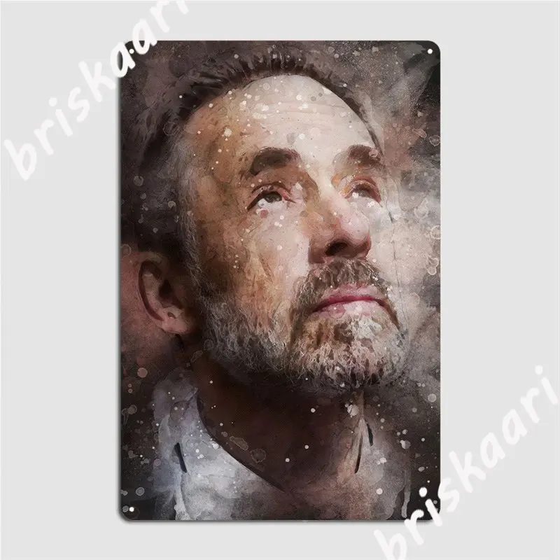 Jordan Peterson Metal Sign Design Pub Garage Cinema Garage Targhe Targa In Metallo Poster