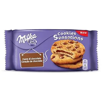 

MILKA Galletas Galletas sensaciones experimenta corazón del chocolate 156 4013552 aperitivos dulces