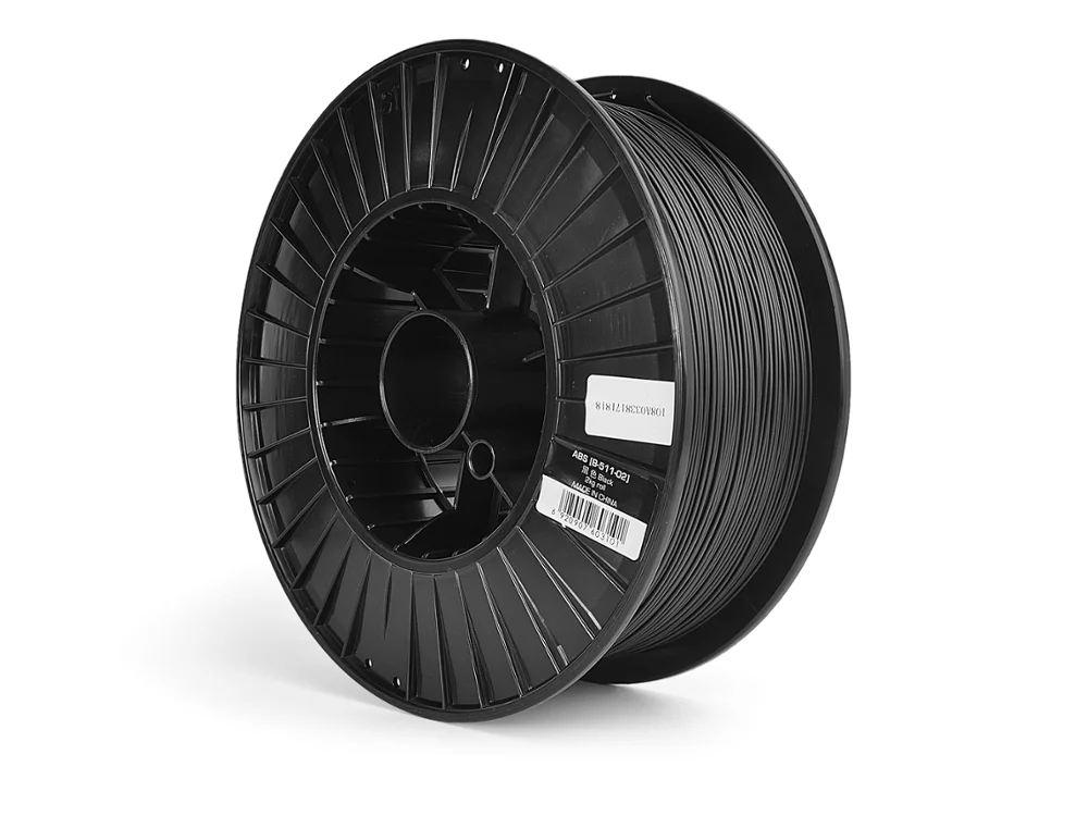 Black UP Fila Premium ABS 3d принтер накаливания, 1 кг(1 рулон - Цвет: Black