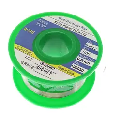 ESPLB 0.8/1.0/1.2/1.5/2.0mm fil à souder sans plomb étain 50G noyau de colophane à souder Sn99.3 Cu0.7 fer à souder 