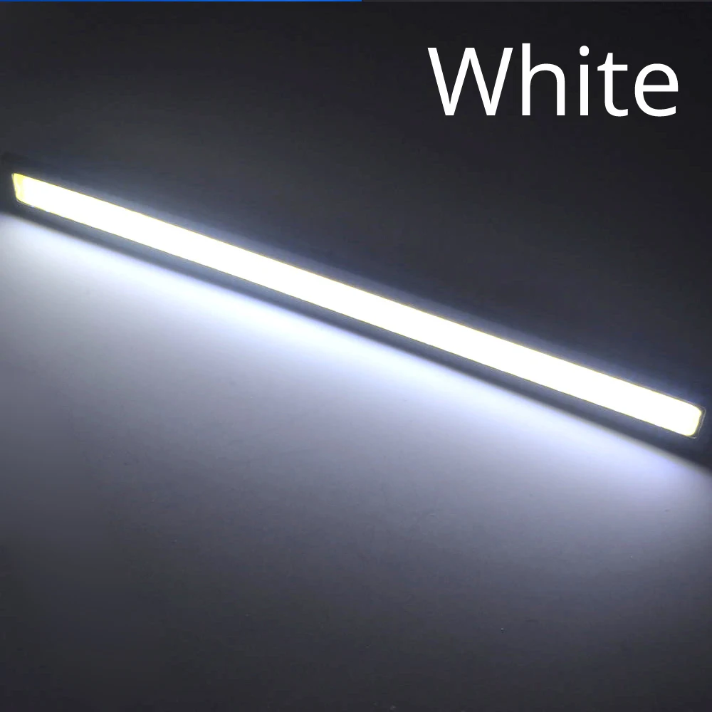 Hviero 1pcs White Blue 14cm Double Row 60Leds COB Car Led Auto DRL Driving Daytime Running Lamp Fog Light  DIY Ultra Bright Waterproof