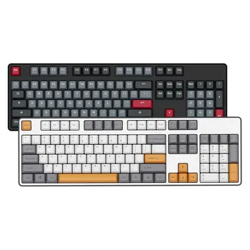 

RK989 mechanical keyboard dual-mode 2.4 G104 key PBT keycap rechargeable table games apple MAC laptop the office