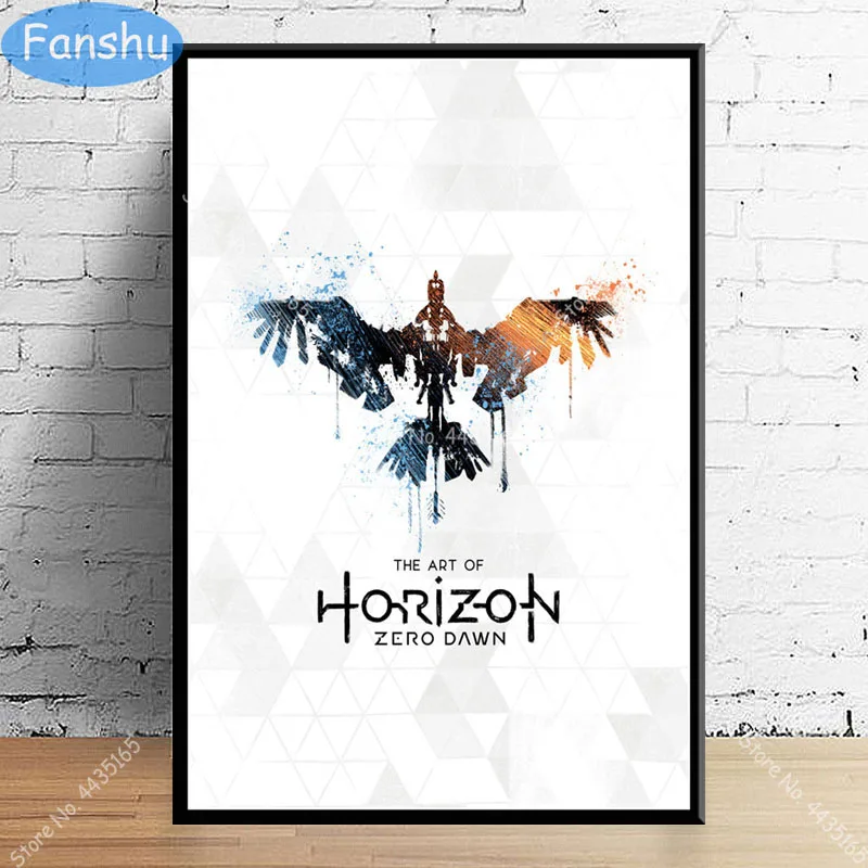 Новый художественный постер Horizon Zero Dawn популярная игра постеры и принты