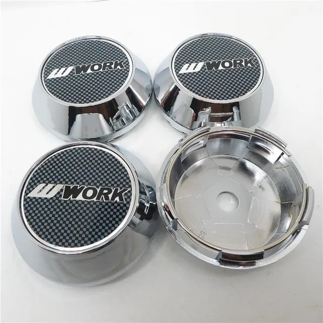 4 stücke 65mm W Work Nabendeckel Rad Abdeckung Abzeichen