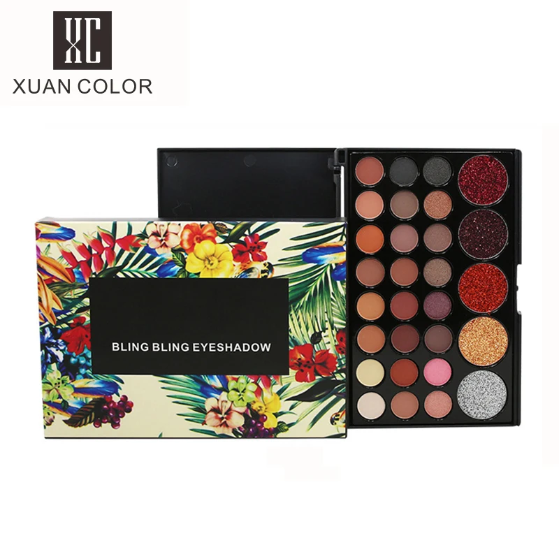 Cosmetics Makeup custom packaging eyeshadow palette private label Matte shimmer eyeshadow 29 color eyeshadow palette